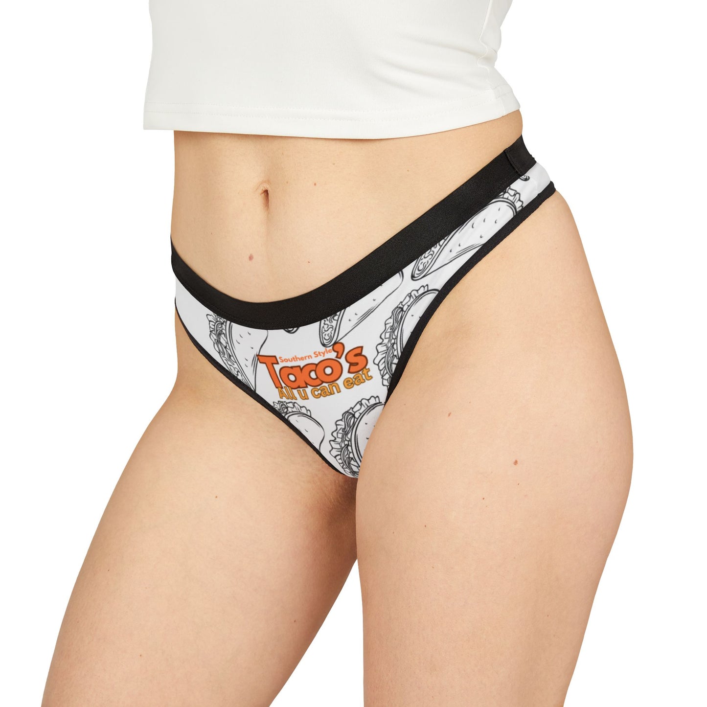 Adult Southern edition by Deepwood.life Women's Thongs (AOP)