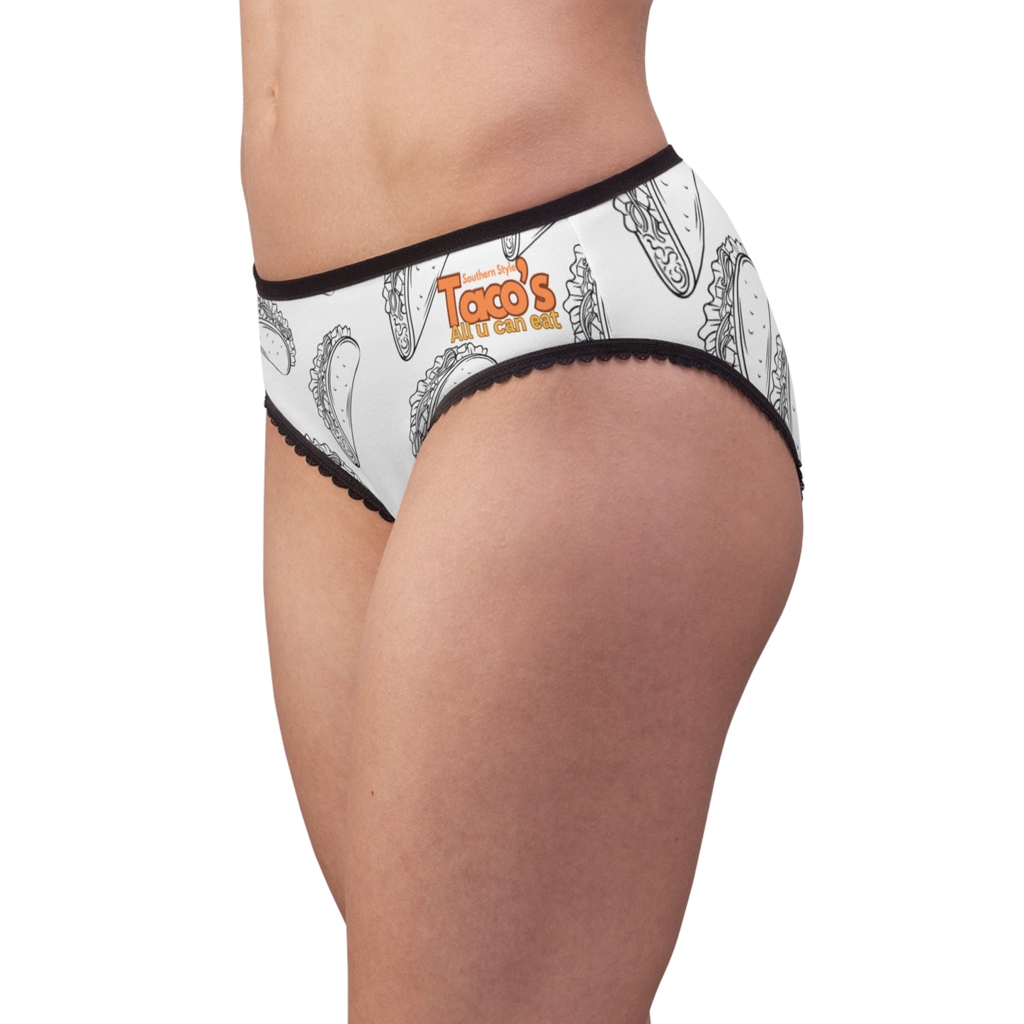 Adult Southern Style Taco's by Deepwood.life  Women's Briefs (AOP)