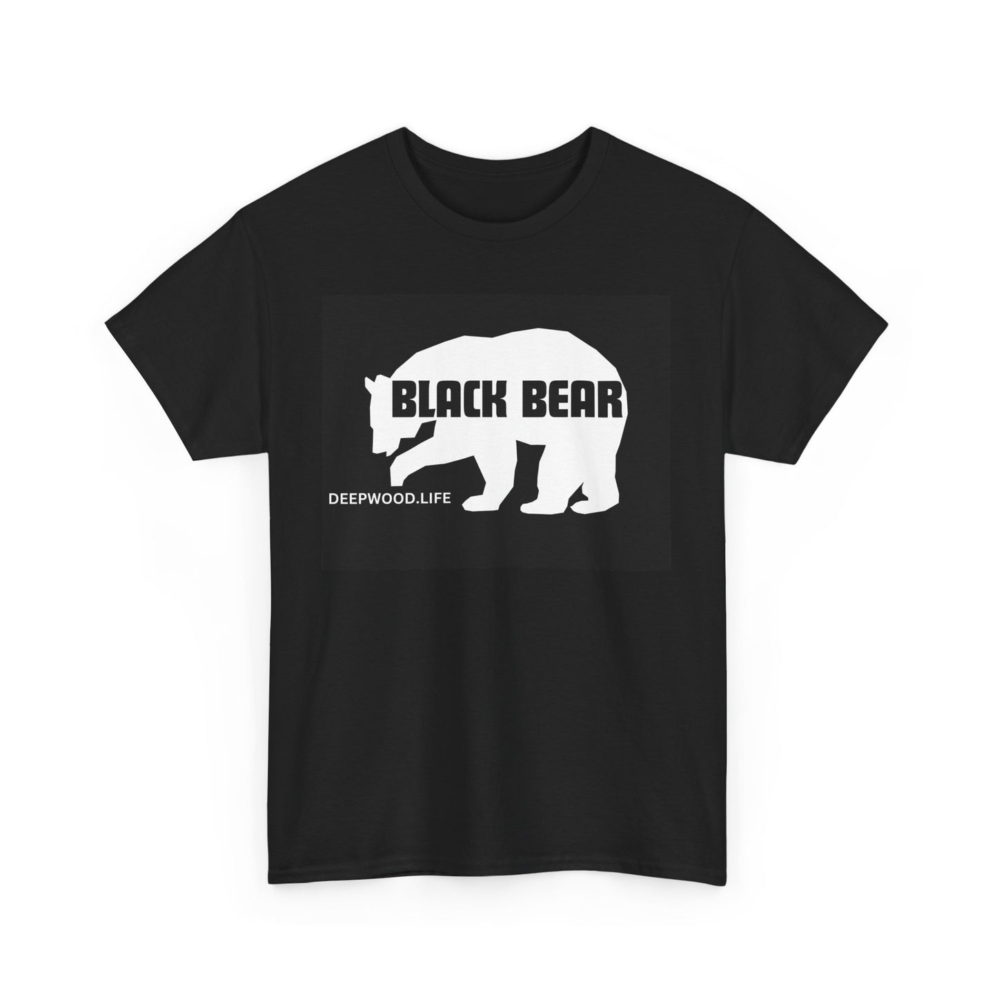 Black Bear edition by Deepwood.life Unisex Heavy Cotton Tee