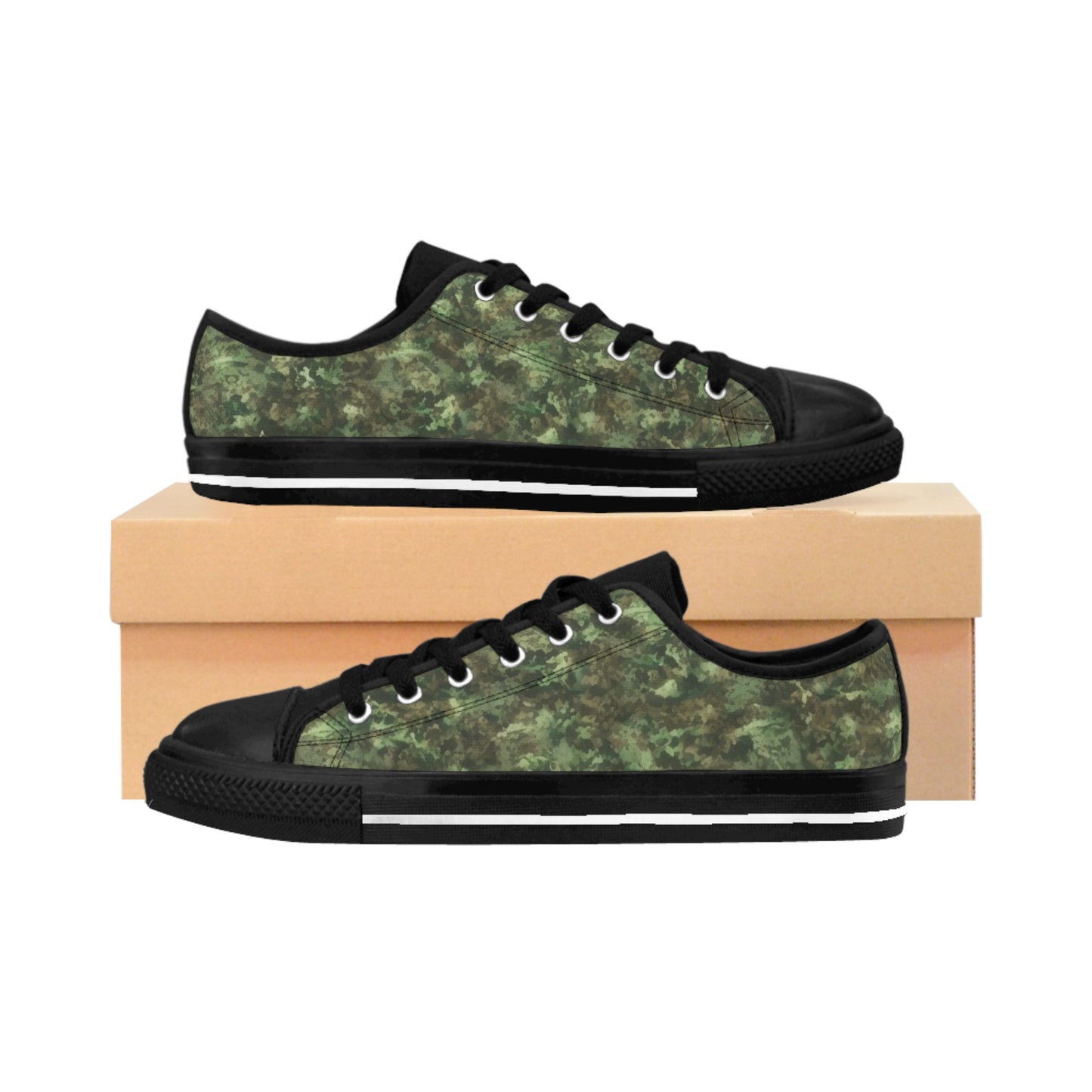 Men's Sneakers custom camo by deepwood.life