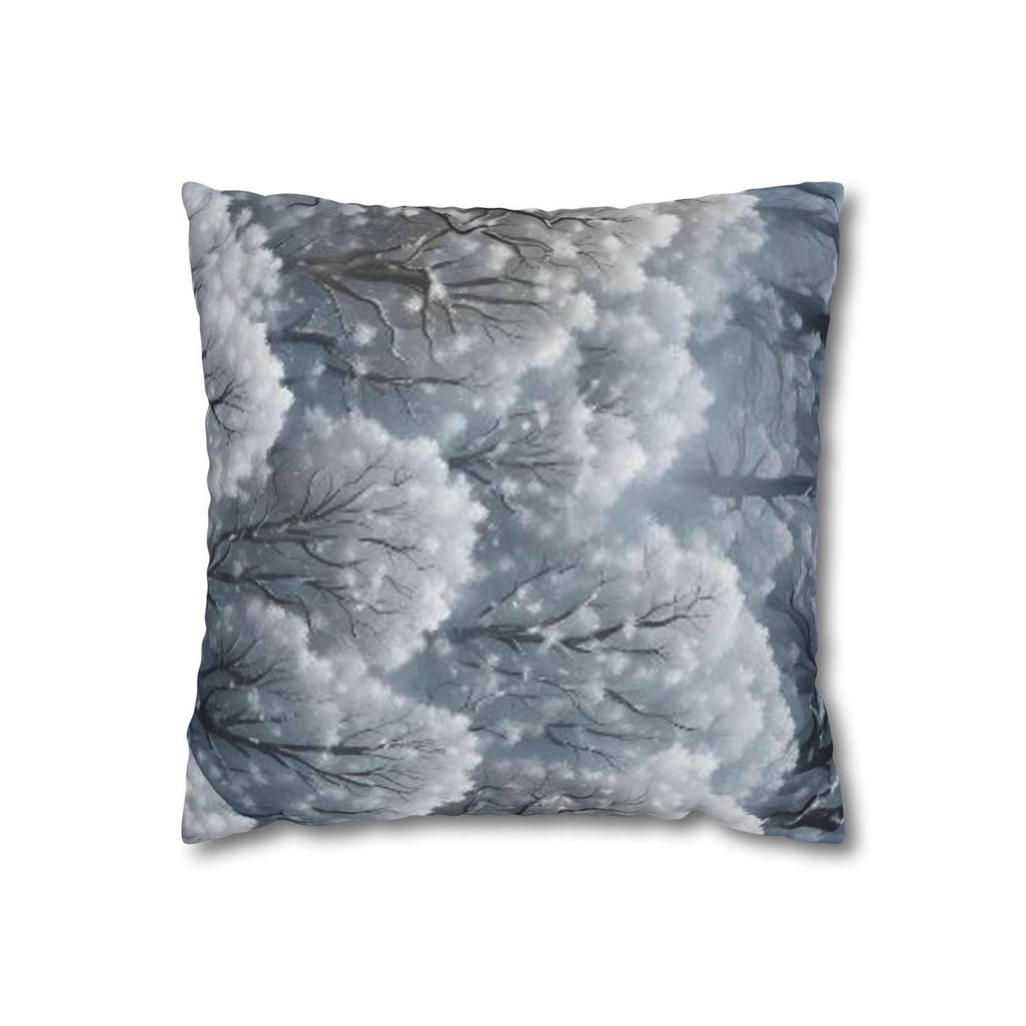 Winter Edition by Deepwood.life Faux Suede Square Pillowcase