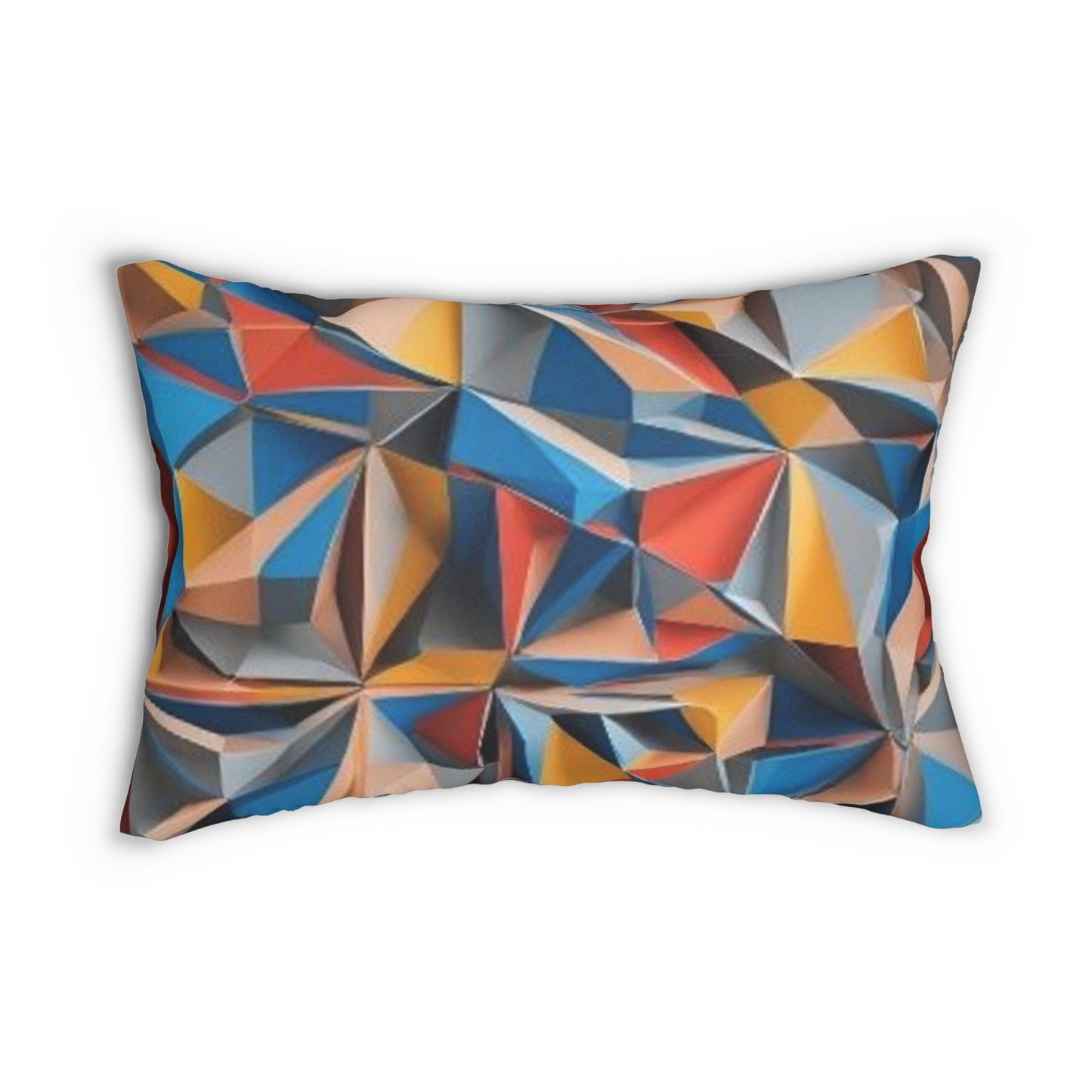 Abstract Art by Deepwood.life Spun Polyester Lumbar Pillow