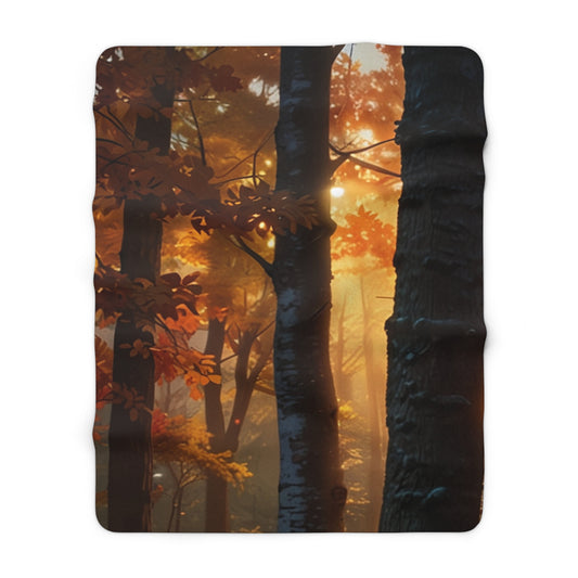 Fall Edition by Deepwood.life Sherpa Fleece Blanket