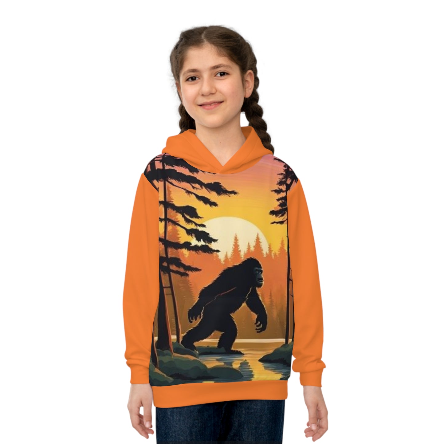 Big Foot edition by Deepwood.life Children's Hoodie (AOP)