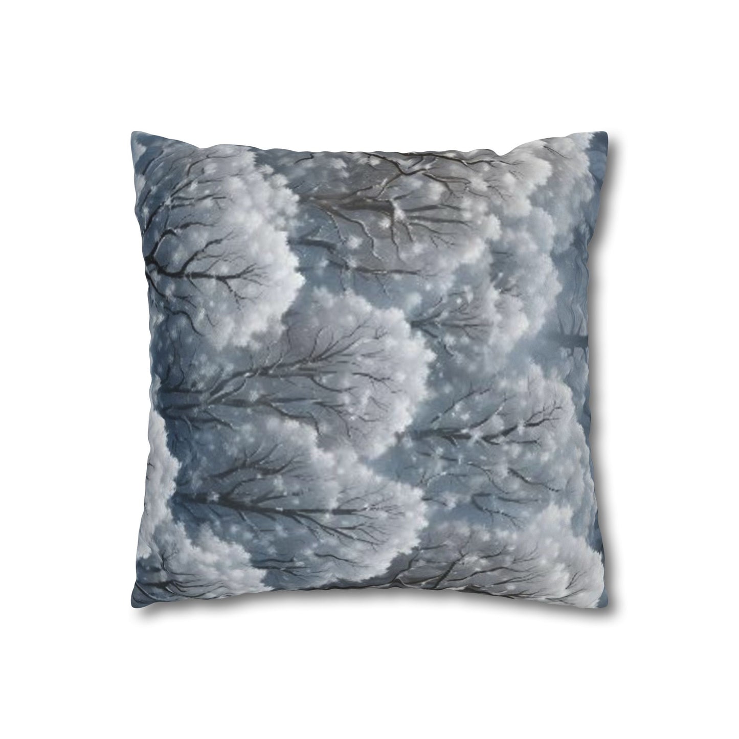 Winter Edition by Deepwood.life Faux Suede Square Pillowcase