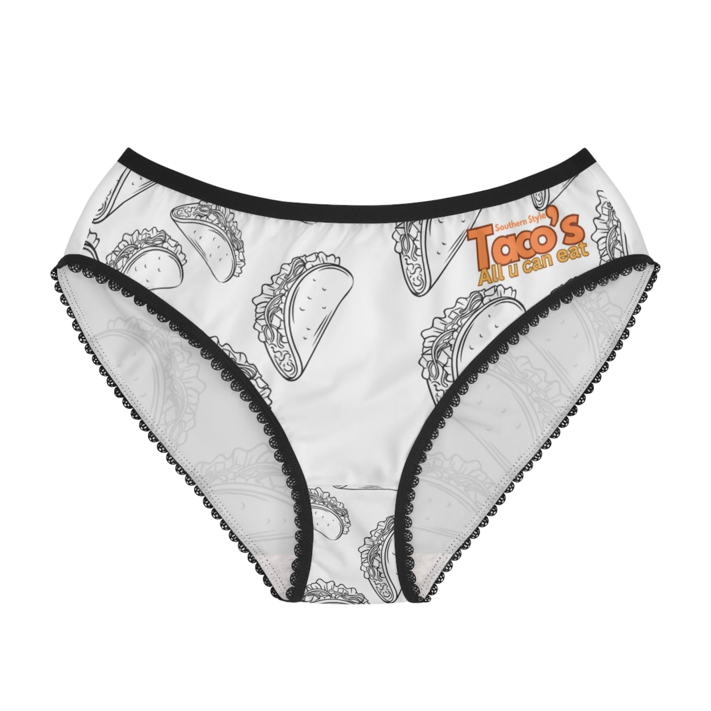 Adult Southern Style Taco's by Deepwood.life  Women's Briefs (AOP)