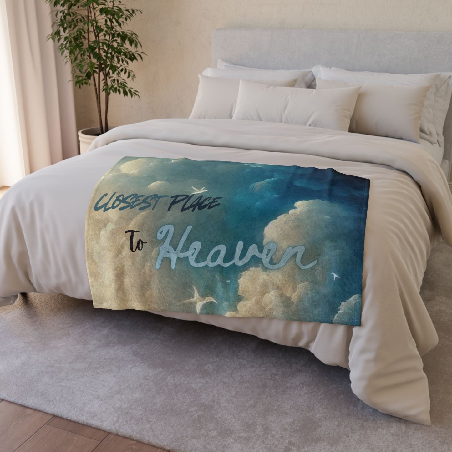 Heaven by Deepwood.life Soft Polyester Blanket