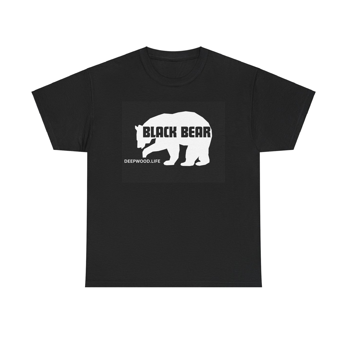 Black Bear edition by Deepwood.life Unisex Heavy Cotton Tee