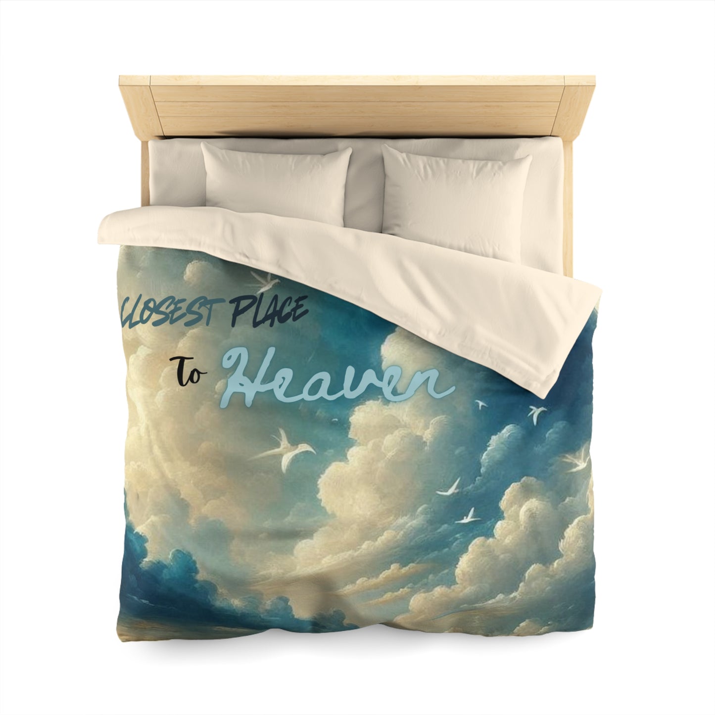 Heaven by Deepwood.life Microfiber Duvet Cover