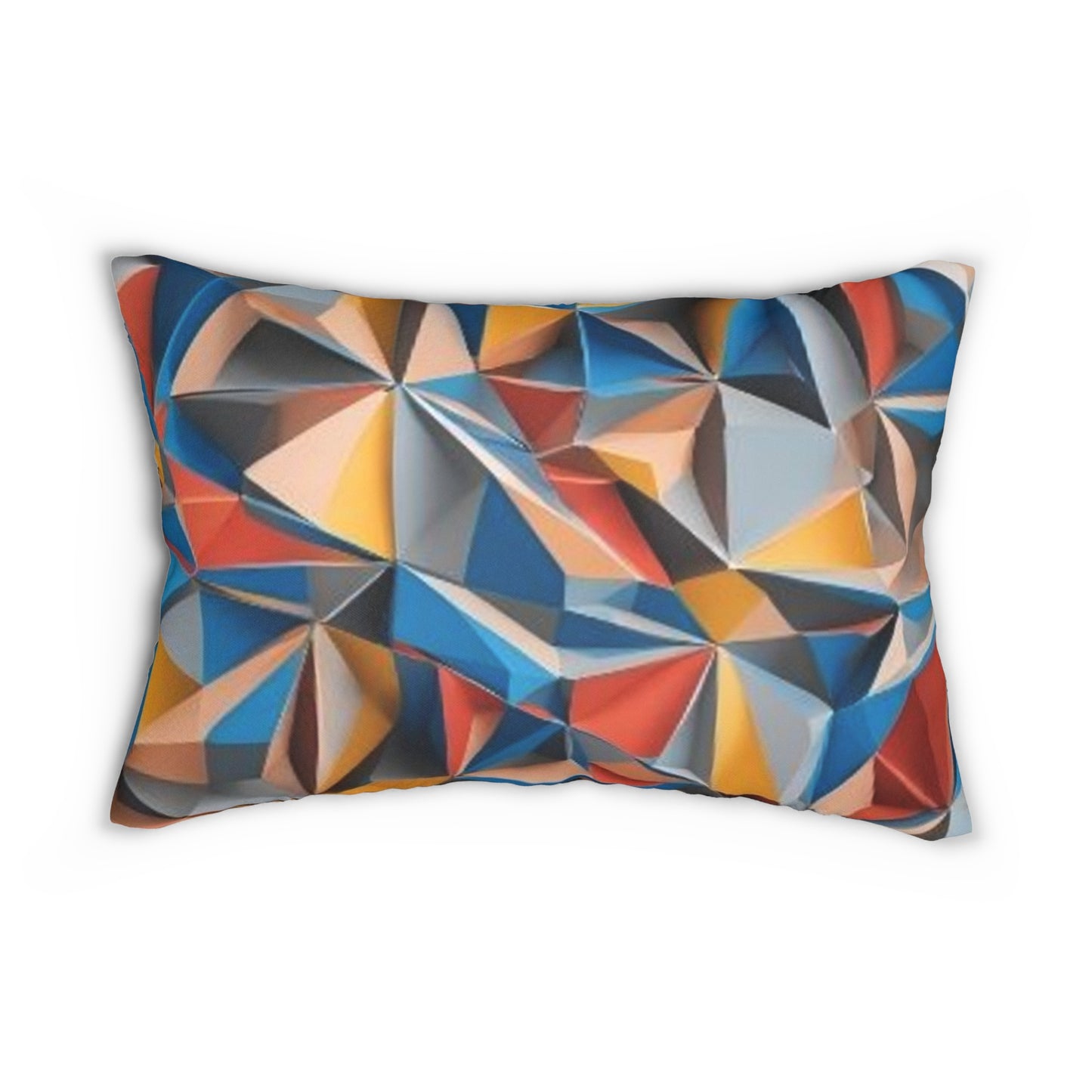 Abstract Art by Deepwood.life Spun Polyester Lumbar Pillow