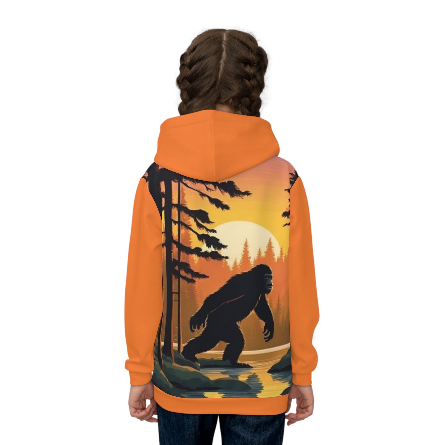 Big Foot edition by Deepwood.life Children's Hoodie (AOP)