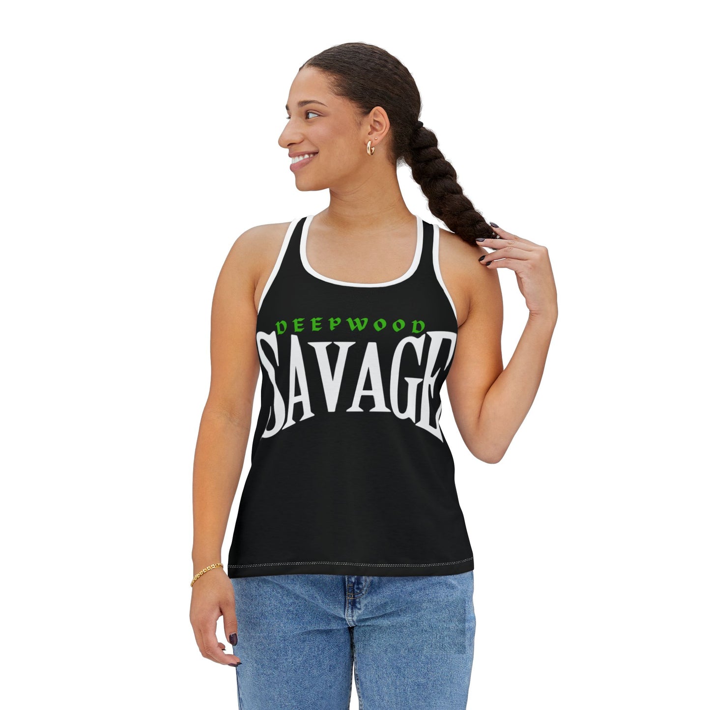 Savage edition by Deepwood.life lady's tank top