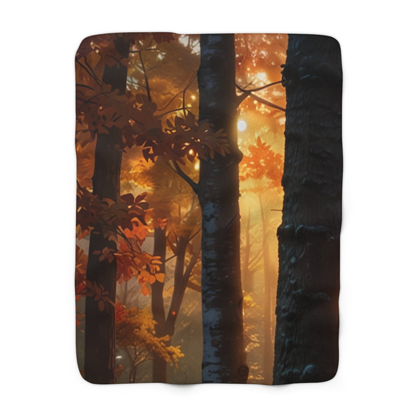 Fall Edition by Deepwood.life Sherpa Fleece Blanket