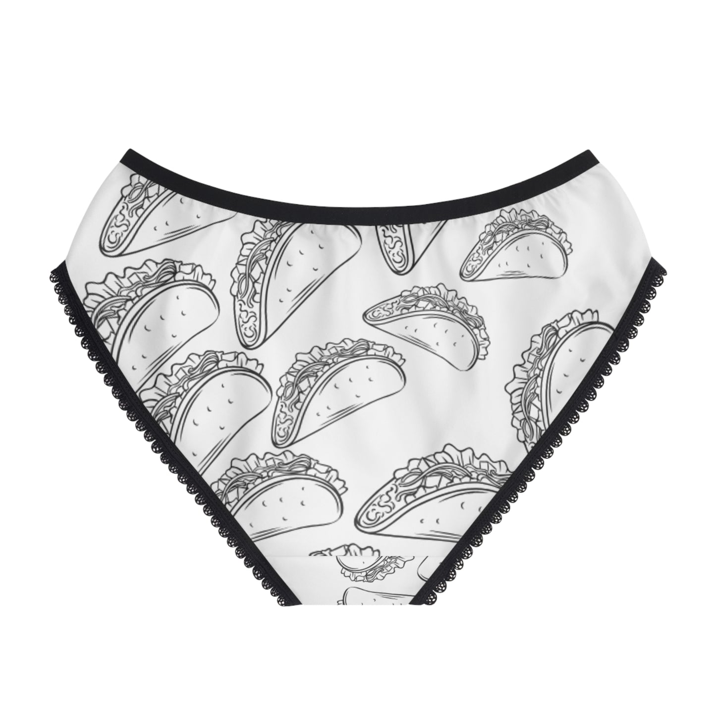 Adult Southern Style Taco's by Deepwood.life  Women's Briefs (AOP)